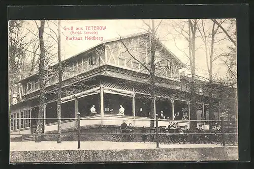 AK Teterow /Meckl. Schweiz, Gasthof Kurhaus Heidberg