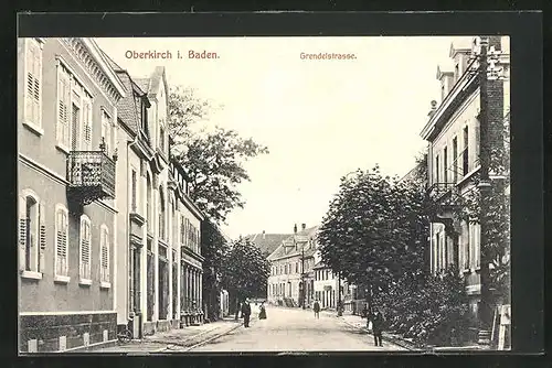 AK Oberkirch i. Baden, Blick in die Grendelstrasse