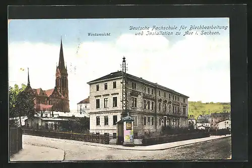 AK Aue i. Sachsen, Deutsche Fachschule für Blechbearbeitung und Installation