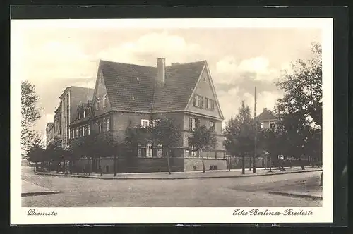 AK Diemitz, Ecke Berliner-Breitestrasse