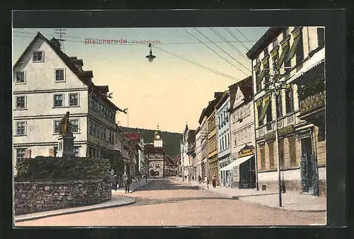 AK Bleicherode, Denkmal in der Hauptstrasse