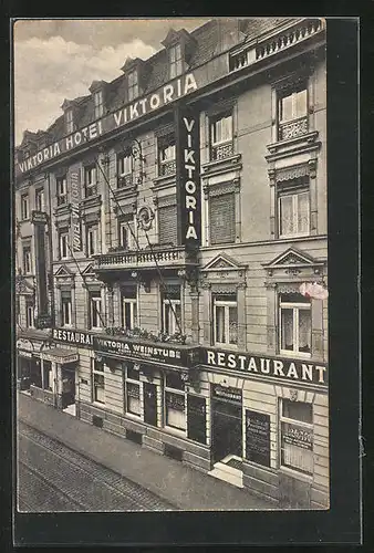 AK Köln, Hotel Viktoria, Maximinenstrasse 50