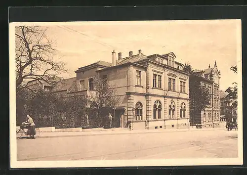AK Weimar, Ev. Gemeindehaus, Carl-August-Platz 1