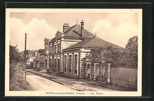 AK Nuits-sur-Ravieres, Les Ecoles