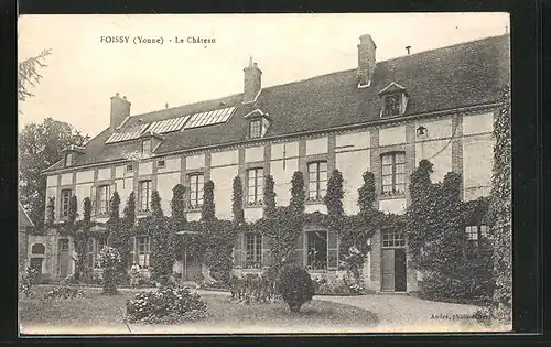 AK Foissy, Le Chateau, im Park am Schloss