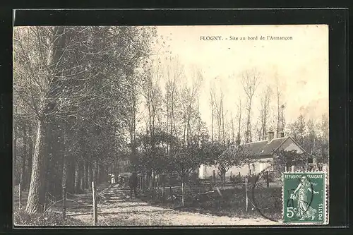 AK Flogny, Site au bord de l`Armancon