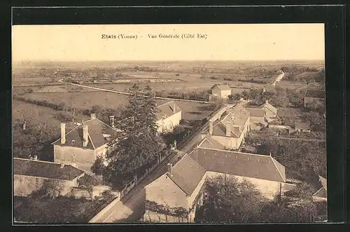 AK Etais-la-Sauvin, Vue Generale, Cote Est