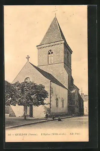 AK Guillon, L`Eglise XIIIe siecle