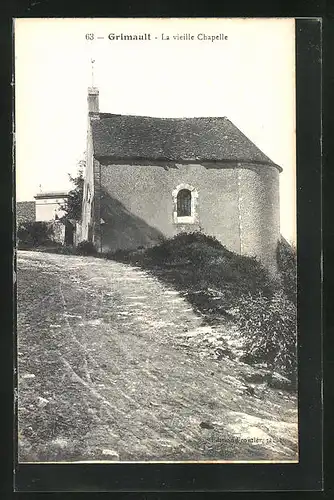 AK Grimault, La vieille Chapelle, an der alten kapelle