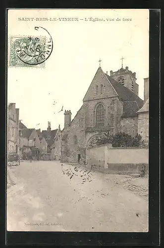 AK Saint-Bris-le-Vineux, L`Eglise, vue de face