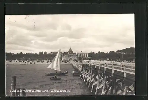 AK Timmendorferstrand, an der Landungsbrücke