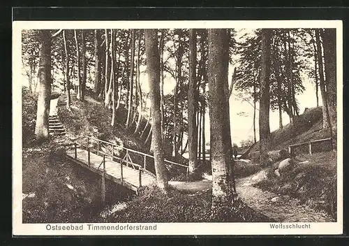 AK Timmendorferstrand, Partie in der Wolfsschlucht