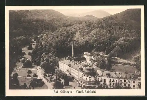 AK Bad Wildungen, Blick auf das fürstliche Badehotel