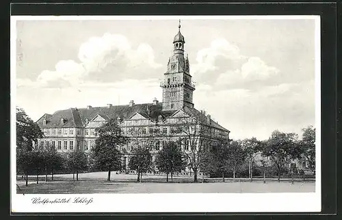 AK Wolfenbüttel, Blick zum Schloss