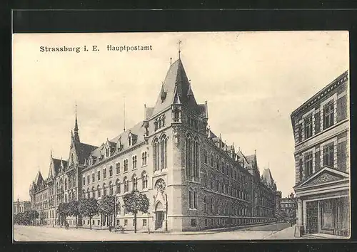 AK Strassburg i. E., Hauptpostamt