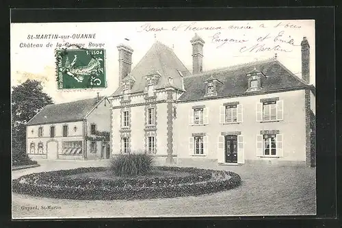 AK Saint-Martin-sur-Ouanne, Chateau de la Grange Rouge