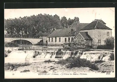 AK Seignelay, l'Usine du Haras, l'Écluse