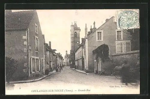 AK Coulanges-sur-Yonne, Grande-Rue