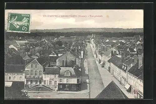 AK Villeneuve-l'Archeveque, Vue générale