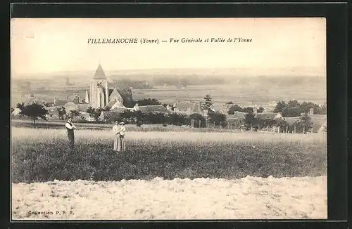 AK Villemanoche, Vue Générale et Vallée de l'Yonne