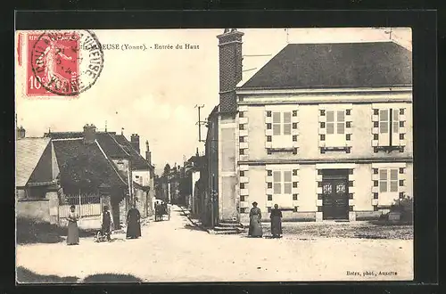 AK Coulanges-la-Vineuse, Entrée du Haut