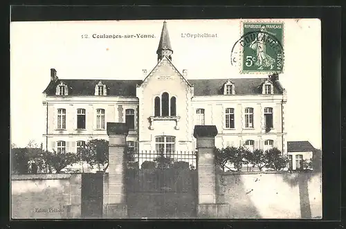 AK Coulanges-sur-Yonne, l'Orphelinat