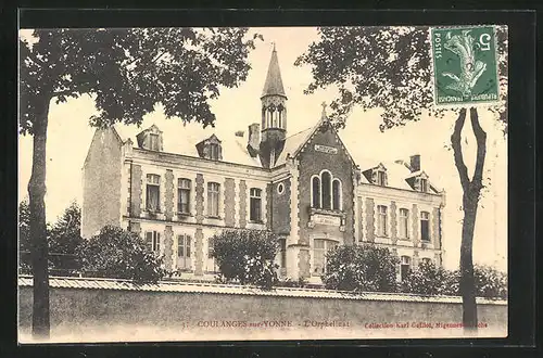 AK Coulanges-sur-Yonne, l'Orphelinat