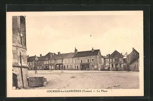 AK Courson-les-Carriéres, la Place