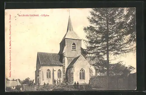 AK Saint-Léger-Vauban, l'Église