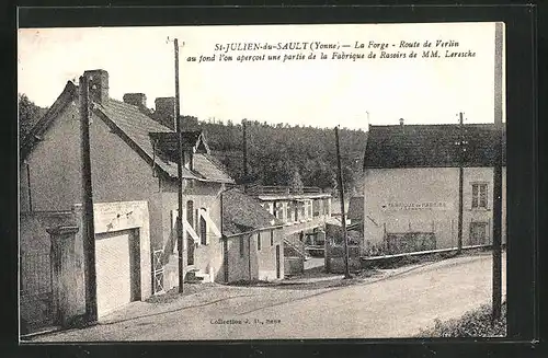 AK Saint-Julien-du-Sault, la Forge, Route de Verlin