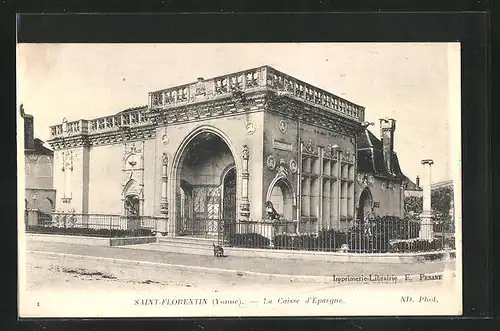 AK Saint-Florentin, la Caisse d'Epargne