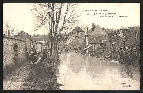 AK Saint-Florentin, les bords de l'Armance