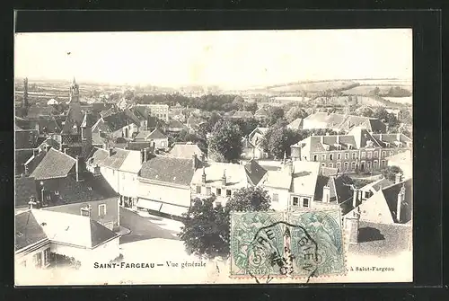 AK Saint-Fargeau, Vue générale