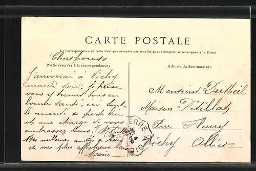 AK Saint-Fargeau, Vue générale