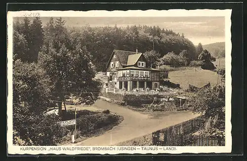 AK Brombach / Taunus, Kurpension Haus Waldfriede