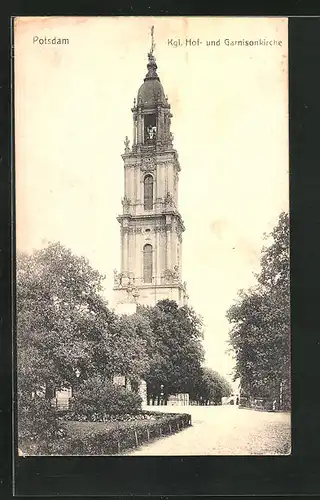 AK Potsdam, Kgl. Hof- und Garnisonkirche