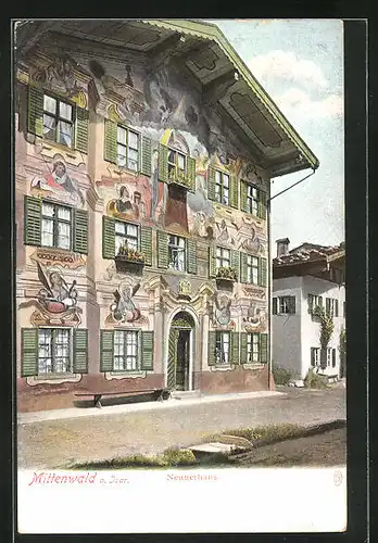 AK Mittenwald / Isar, Neunerhaus