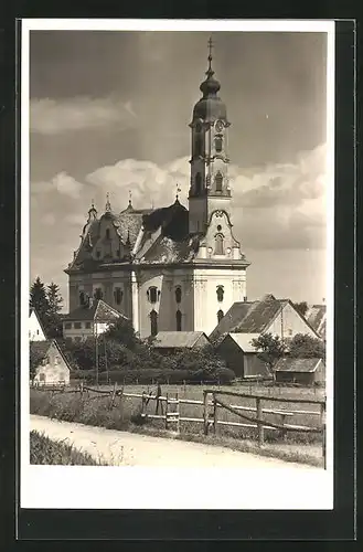 AK Schussenried / Württ., Wallfahrtskirche Steinhausen