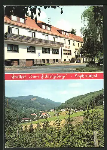 AK Sophiental, Gasthof Zum Fichtelgebirge