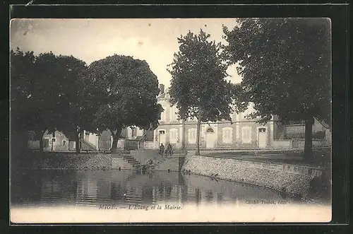 AK Migé, L`Etang et la Mairie