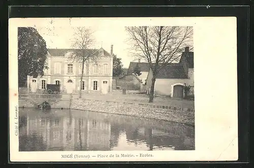 AK Migé, Place de la Mairie