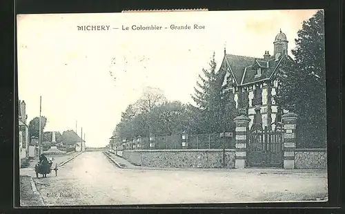 AK Michery, Le Colombier, Grande Rue