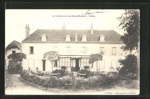 AK Véron, Le Chateau du Val-Saint-Étienne