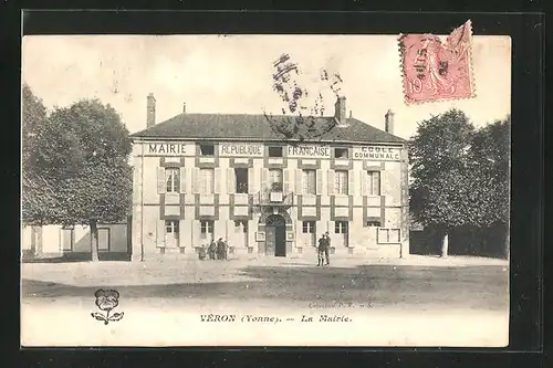 AK Véron, La Mairie