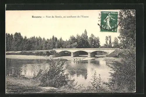 AK Bassou, Pont du Serein, au confluent de l`Yonne