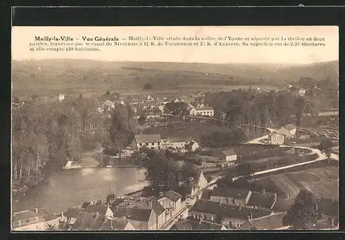 AK Mailly-la-Ville, Vue Générale