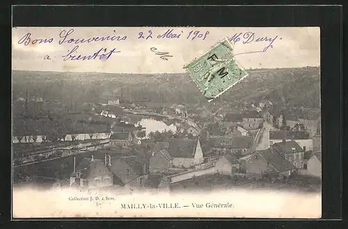 AK Mailly-la-Ville, Vue Générale