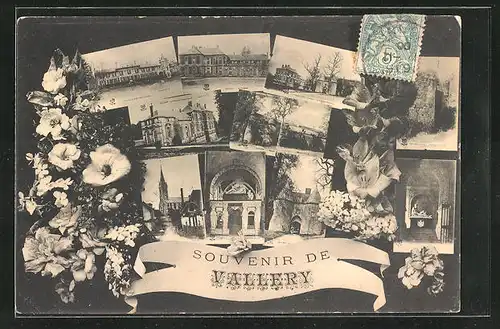 AK Vallery, verschiedene Ortsansichten