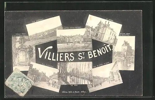 AK Villiers-Saint-Benoit, verschiedene Ortsansichten