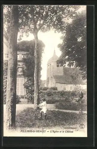 AK Villiers-Saint-Benoit, l'Eglise et le Chateau